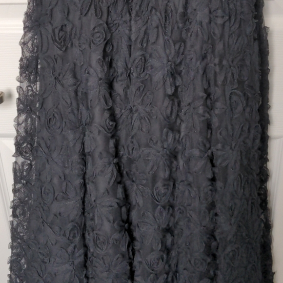 Aidan Mattox Black Dress/Gown - Picture 3 of 4